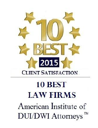 KRV 2015 AIDUIA’S 10 Best DUI Law Firms